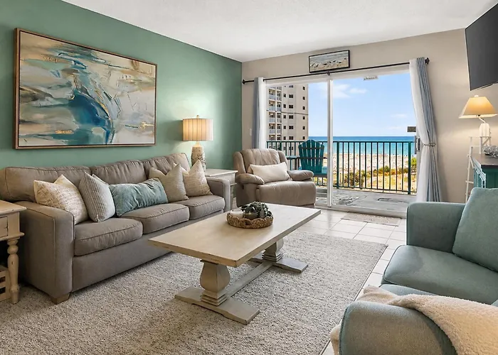 Beachfront With Gulf Views Pools Hot Tubs Tennis Courts Gym Ac & W&d Holiday home